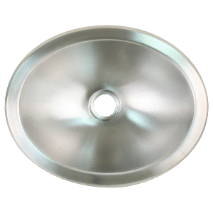 SCANDVIK BRUSHED SS OVAL SINK  - 13.25" X 10.5"