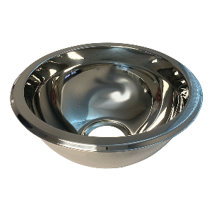 SCANDVIK SS SINK BASIN 9" X 4" - MIRROR FINISH