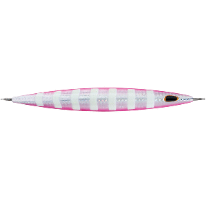 WILLIAMSON KENSAKI JIG 220 6.75" 7.75OZ SILVER PINK ZEBRA