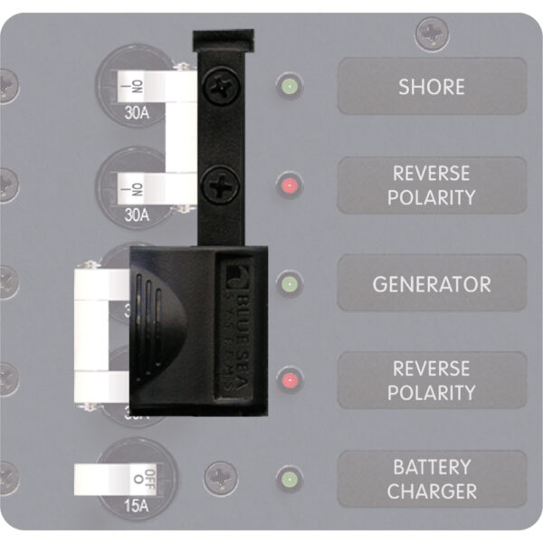 BLUE SEA 4125 LOCKOUT SLIDE 2 POS 2 POLE