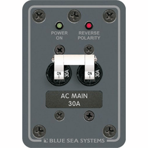 BLUE SEA 8077 BREAKER PANEL 120VAC 30A MAIN