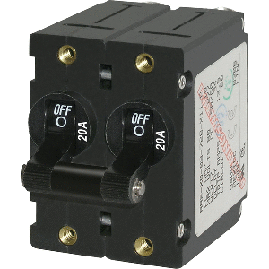 BLUE SEA 7236 CIRCUIT BREAKER AA2 20A BLACK