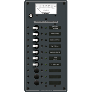 BLUE SEA 8478 BREAKER PANEL 120VAC 10 POS