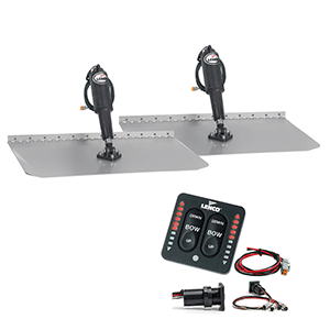 LENCO 12" X 12" TRIM TAB KIT  W/ INDICATOR SWITCH