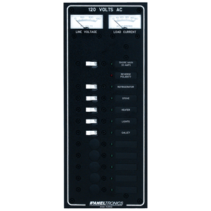 PANELTRONICS STANDARD AC 10 POSITION BREAKER PANEL & MAIN