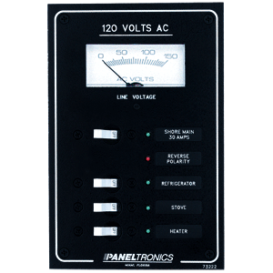 PANELTRONICS STANDARD AC 3 POSITION BREAKER PANEL & MAIN