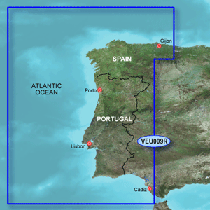 GARMIN VEU009R PORTUGAL AND NORTHWEST SPAIN BLUECHART G3