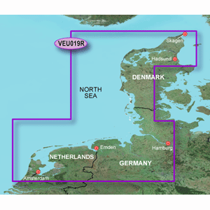 GARMIN VEU019R ALBORG TO  AMSTERDAM BLUECHART G3 VISION