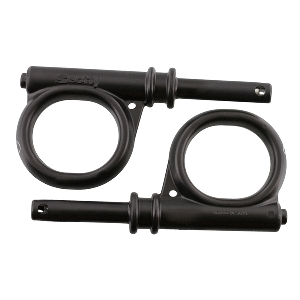 SCOTTY STRONGBACK OAR LOCK 1-3/4" ID BLACK PAIR