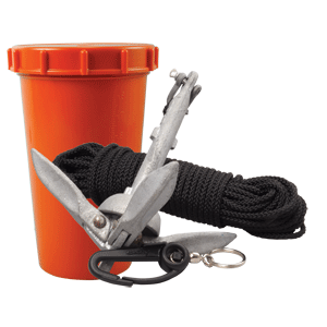 SCOTTY ANCHOR PACK W/ 1.5 LB ANCHOR & 50' LINE WATERTIGHT