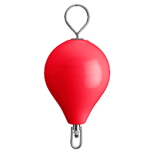 POLYFORM MOORING BUOY W/ SS 13.5" DIAMETER RED