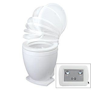 JABSCO LITE FLUSH 12V ELECTRIC TOILET WITH CONTROL PANEL