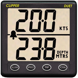 CLIPPER DUET INSTRUMENT DEPTH SPEED LOG WITH TRANSDUCERS