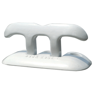 DOCK EDGE FLIP UP DOCK CLEAT 8" WHITE