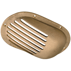 PERKO 5" X 3-1/4" SCOOP STRAINER BRONZE