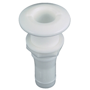 PERKO 1/2" THRU-HULL FITTING F/ HOSE PLASTIC