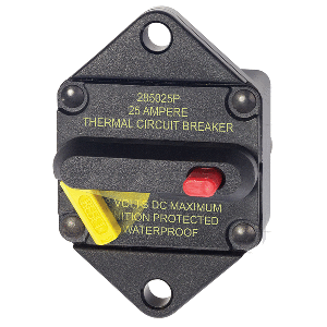 BLUE SEA 7080 25 AMP CIRCUIT BREAKER PANEL MOUNT 285 SERIES