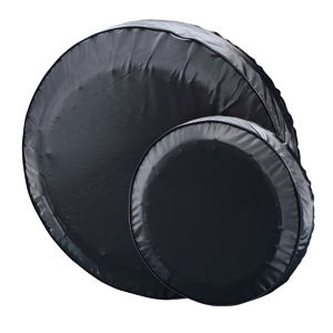 CE SMITH 12" SPARE TIRE COVER BLACK