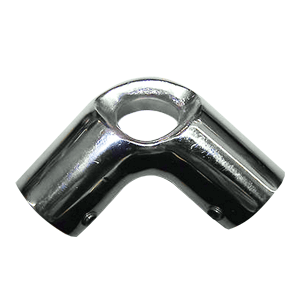 WHITECAP 1" OD 90 DEGREE SS ELBOW AND EYE ANCHOR