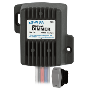 BLUE SEA 7504 DECKHAND DIMMER 6A 24V