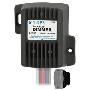 BLUE SEA 7509 DECKHAND DIMMER 12A 24V