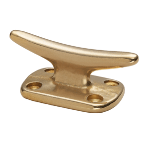 WHITECAP FENDER CLEAT 2" POLISHED BRASS