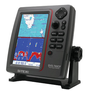 SITEX SVS-760CF GPS CHART-DUAL FREQUENCY 600 WATT FISH FINDER