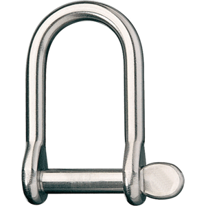 RONSTAN WIDE DEE SHACKLE 3/16" PIN 1 3/32"L X 25/32"W