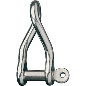 RONSTAN TWISTED SHACKLE 3/8" PIN 2 1/8"L X 5/8"W