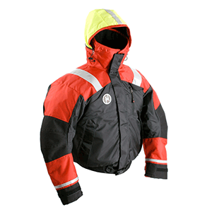 FIRST WATCH AB-1100 FLOTATION BOMBER JACKET 3XL RED/BLACK