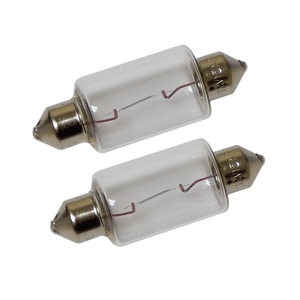 PERKO 12V 15 WATT BULBS 2/CARD DOUBLE END FESTOON