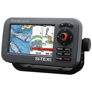 SITEX 5" CHARTPLOTTER/SOUNDER W/ INTERNAL GPS ANTENNA COMES