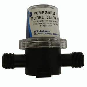 JABSCO PUMPGARD IN-LINE STRAINER 1/2" NPT PORT