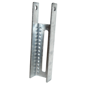 CE SMITH VERTICAL BUNK BRACKET DIMPLED 7-1/2"