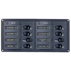 BEP DC PANEL - 8-WAY -  HORIZONTAL