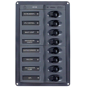 BEP DC PANEL - 8-WAY -  VERTICAL