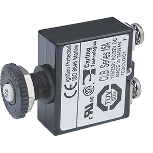 BLUE SEA 2133 CIRCUIT BREAKER 15A PUSH BUTTON