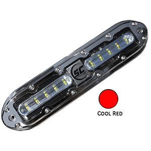 SHADOW-CASTER COOL RED 10 LED UNDERWATER LIGHT W/20 FT