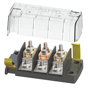 BLUE SEA 5194 MRBF 3 CIRCUIT FUSE BLOCK INDEPENDENT SOURCE