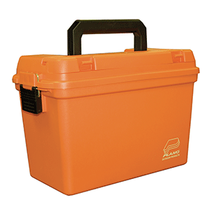 PLANO DEEP DRY STORAGE BOX  WITH TRAY ORANGE