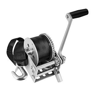 FULTON 900 LBS. SINGLE SPEED WINCH W/12' STRAP