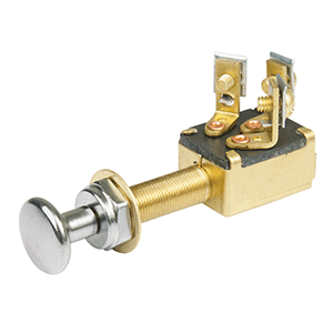 BEP PUSH-PULL SWITCH 10A SPST OFF-ON