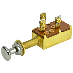 BEP PUSH-PULL SWITCH 10A SPDT OFF-ON1-ON2