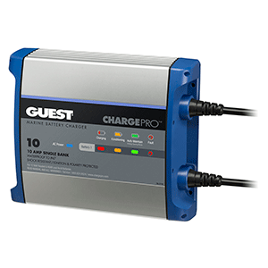 GUEST ON-BOARD BATTERY CHARGER 10A 12V 1 BANK 120V