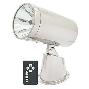 MARINCO 24V STAINLESS STEEL SPOT/FLOODLIGHT W/ REMOTE