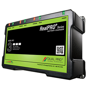 DUAL PRO REALPRO SERIES 18A 3 BANK BATTERY CHARGER