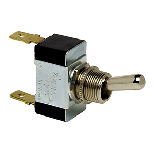 COLE HERSEE HEAVY DUTY TOGGLE SWITCH SPST ON-OFF 2 BLADE