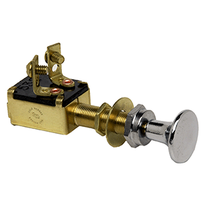 COLE HERSEE PUSH PULL SWITCH SPST OFF-ON 2 SCREW