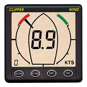 CLIPPER TACTICAL TRUE APPARENT WIND DISPLAY REPEATER