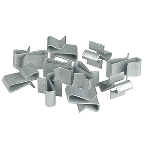 CE SMITH TRAILER FRAME WIRE CLIPS ZINC 3/8"WIDE ZINC 10 PK